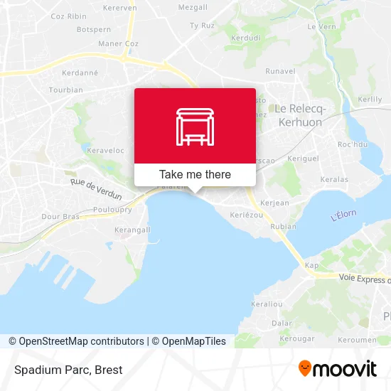 Spadium Parc map