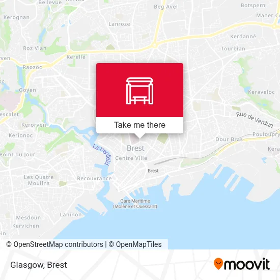 Glasgow map