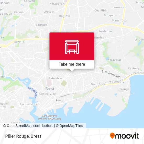 Pilier Rouge map