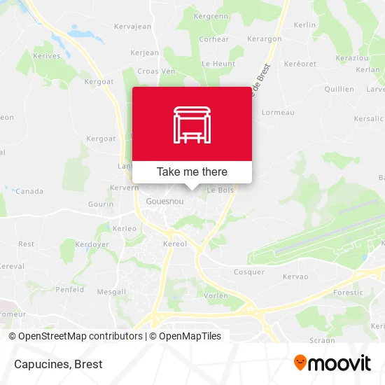 Capucines map