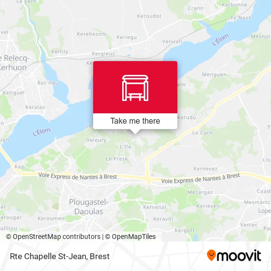 Rte Chapelle St-Jean map