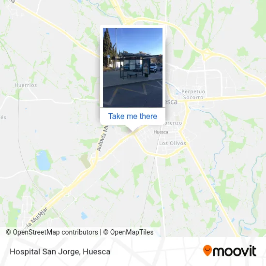 Hospital San Jorge map