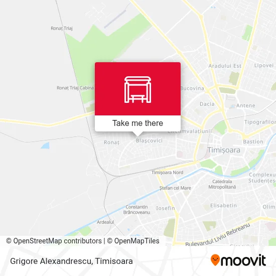 Grigore Alexandrescu map