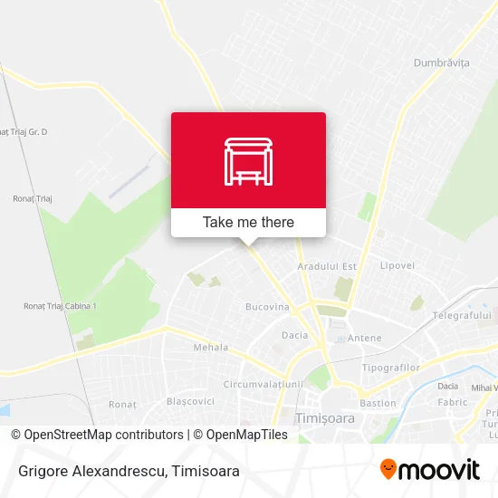 Grigore Alexandrescu map