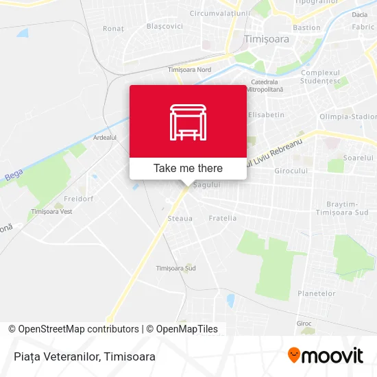 Piața Veteranilor map