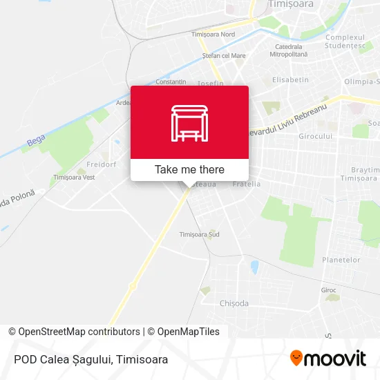 POD Calea Șagului map