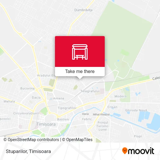 Stuparilor map
