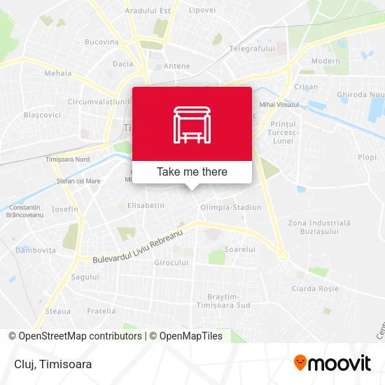 Cluj map