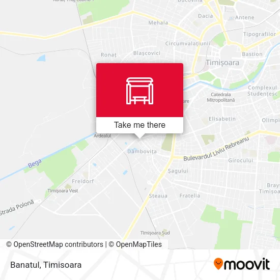 Banatul map