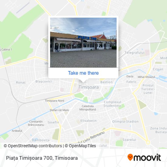 Piața Timișoara 700 map