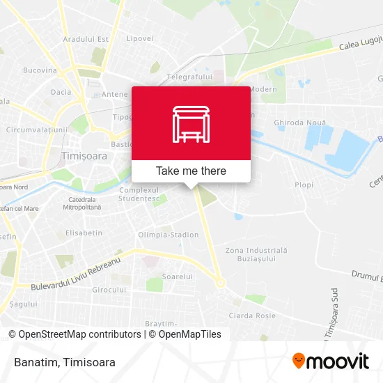 Banatim map