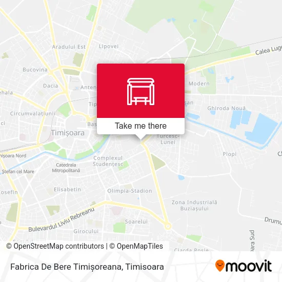 Fabrica De Bere Timișoreana map