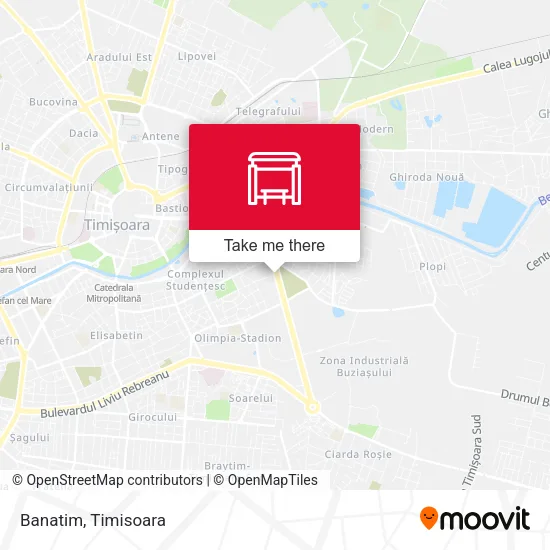 Banatim map