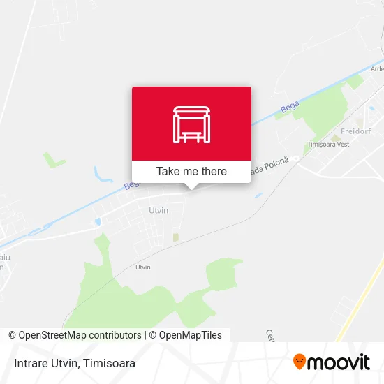 Intrare Utvin map