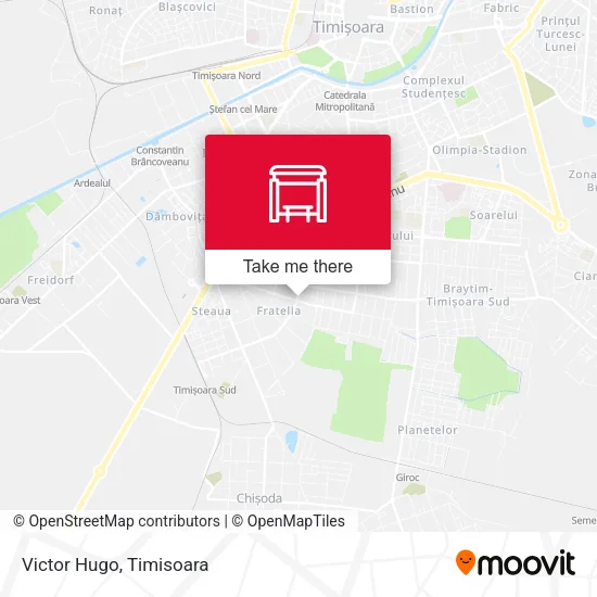 Victor Hugo map
