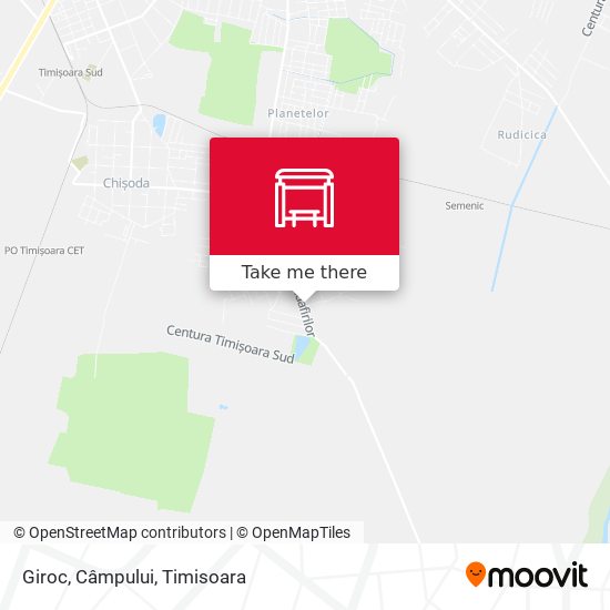 Giroc, Câmpului map