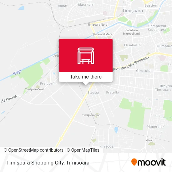 Timișoara Shopping City map