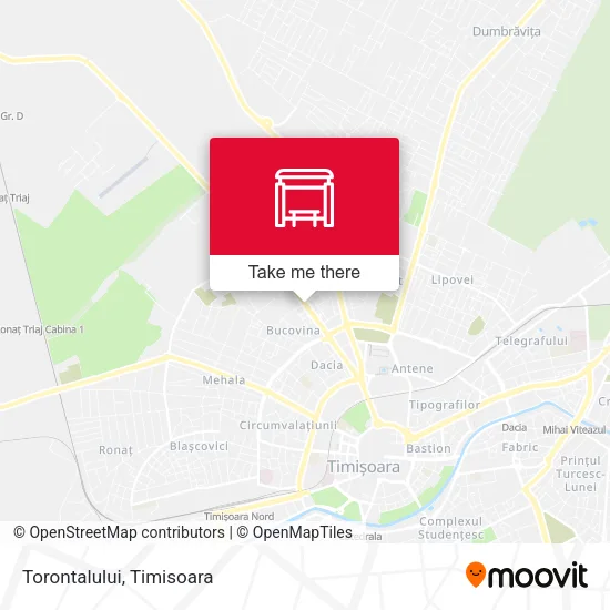 Torontalului map