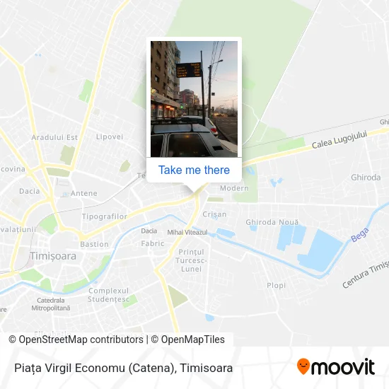 Piața Virgil Economu (Catena) map