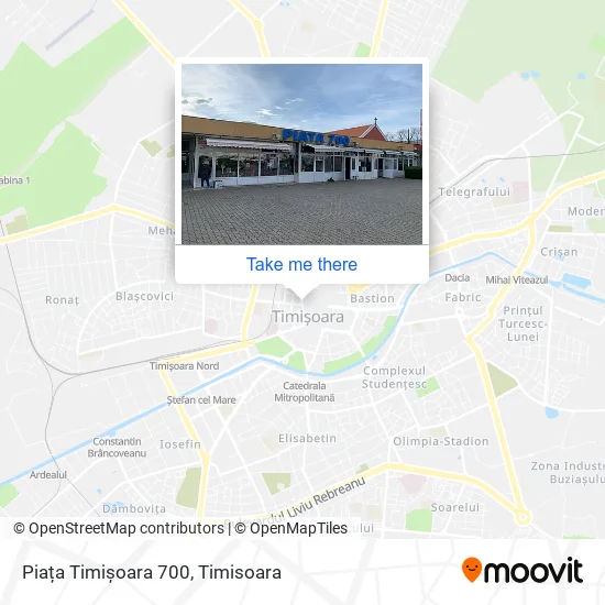 Piața Timișoara 700 map