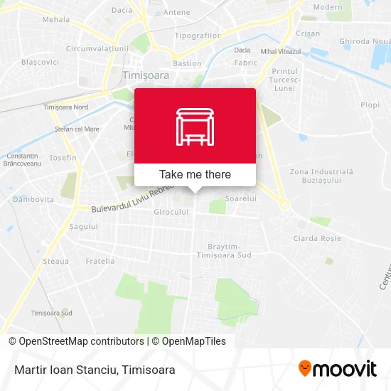 Martir Ioan Stanciu map