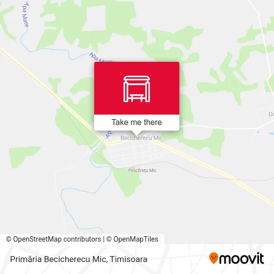 Primăria Becicherecu Mic map