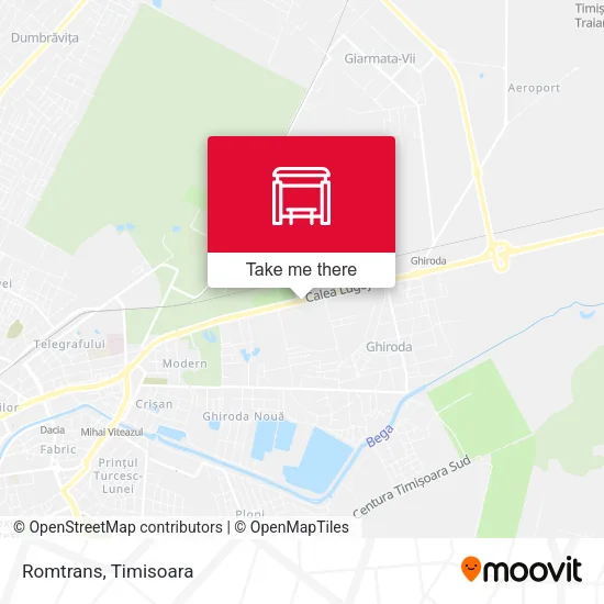 Romtrans map