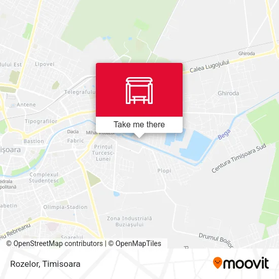 Rozelor map
