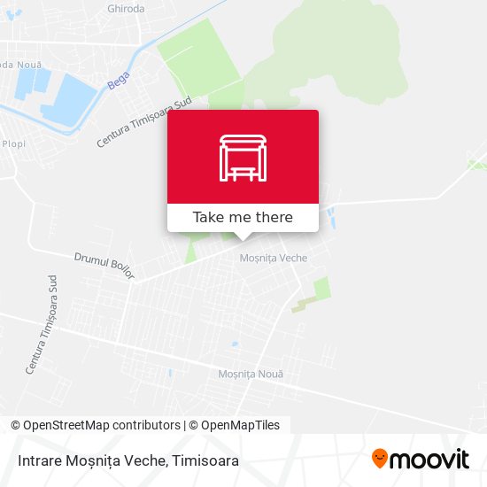 Intrare Moșnița Veche map