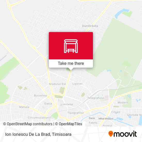 Ion Ionescu De La Brad map