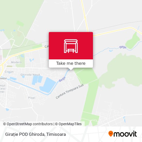 Girație POD Ghiroda map