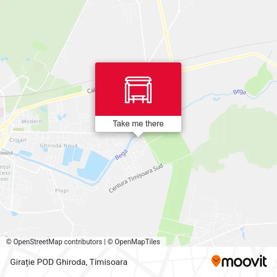 Girație POD Ghiroda map