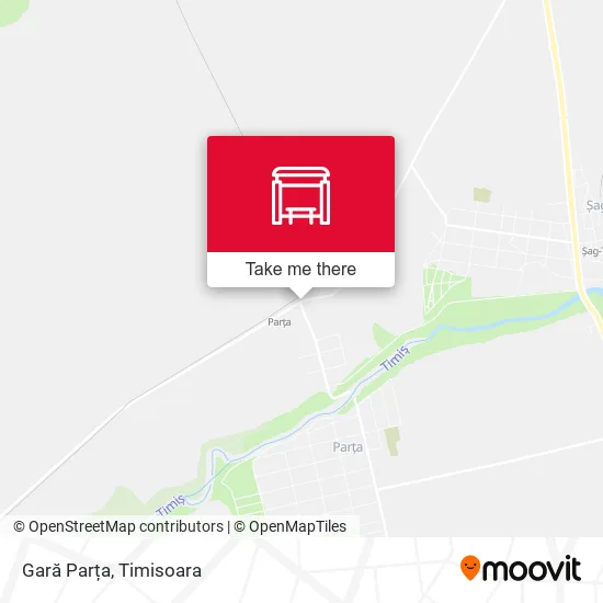 Gară Parța map