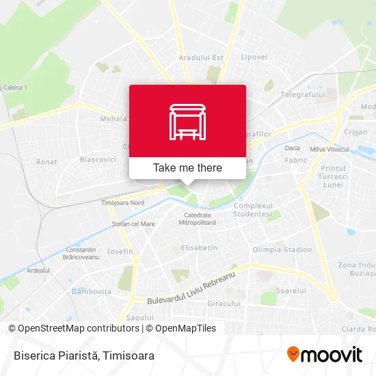 Biserica Piaristă map