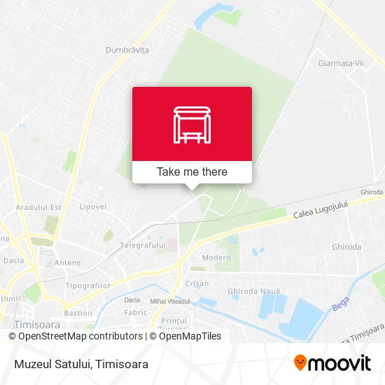 Muzeul Satului map