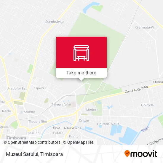 Muzeul Satului map