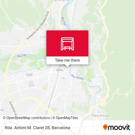 mapa Rda. Antoni M. Claret 28