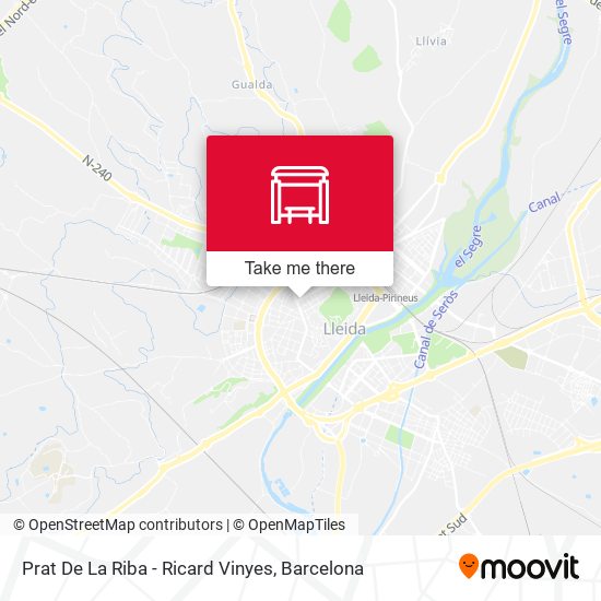 Prat De La Riba - Ricard Vinyes map