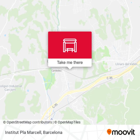 Institut Pla Marcell map