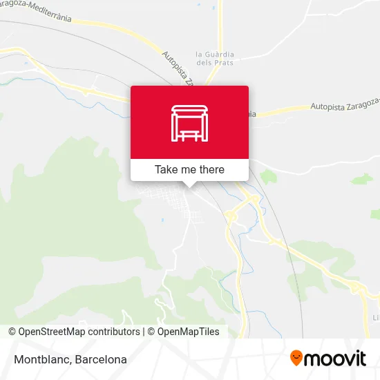 Montblanc map
