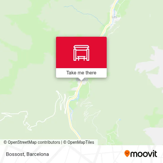 Bossost map