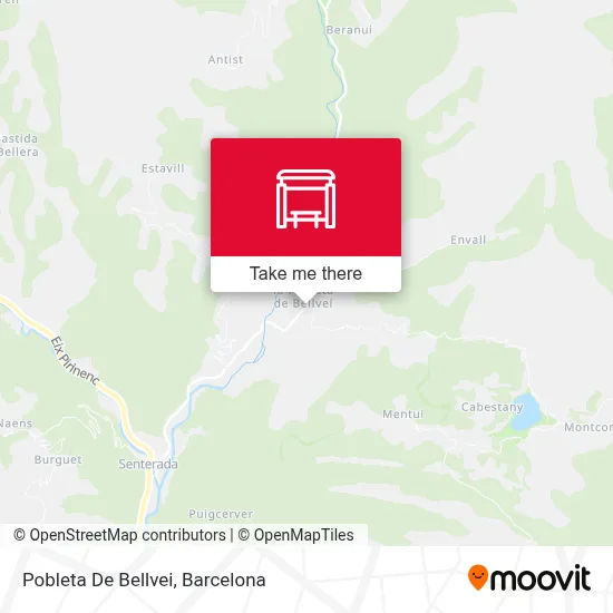 Pobleta De Bellvei map