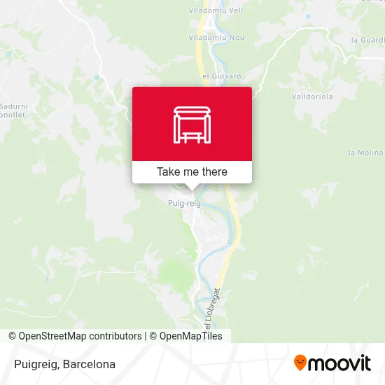 Puigreig map