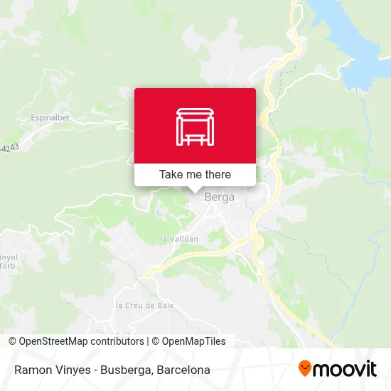 mapa Ramon Vinyes - Busberga