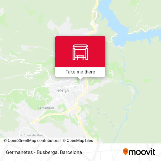 Germanetes - Busberga map