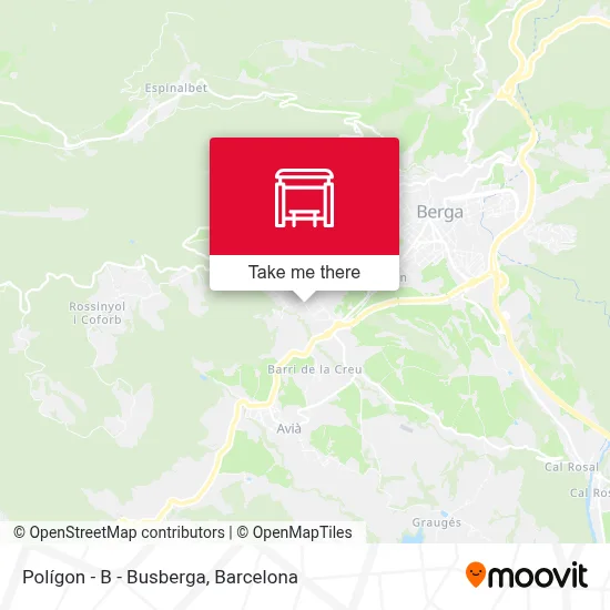 Polígon - B - Busberga map