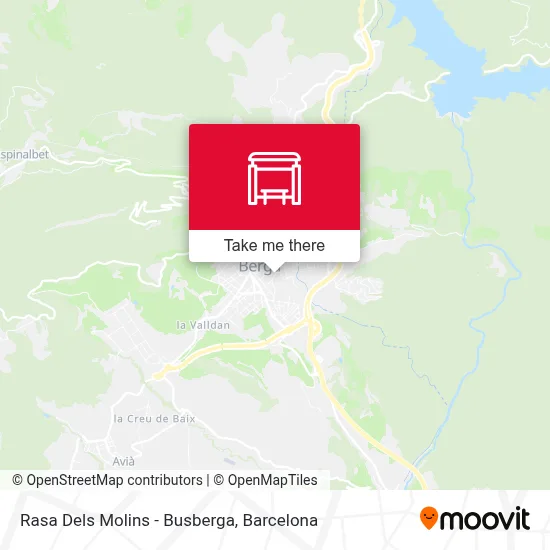 mapa Rasa Dels Molins - Busberga