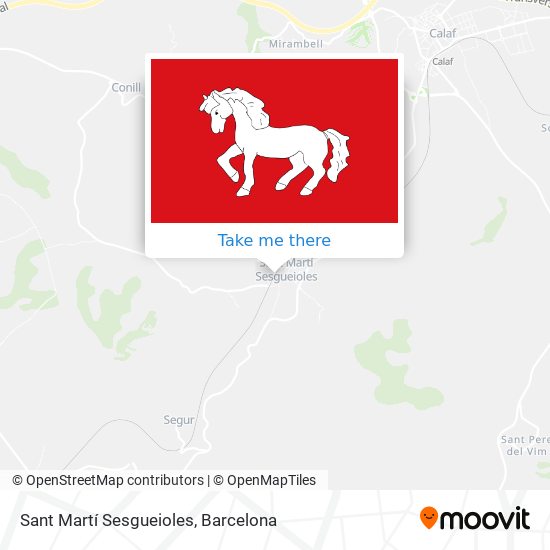 Sant Martí Sesgueioles map