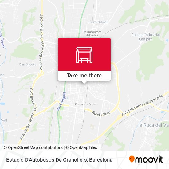 Estació D'Autobusos De Granollers map