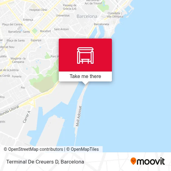 Terminal De Creuers D map